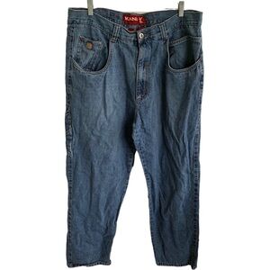 Karl Kani Mens Denim Blue Jeans Size 38 x 34 Vintage Y2k
